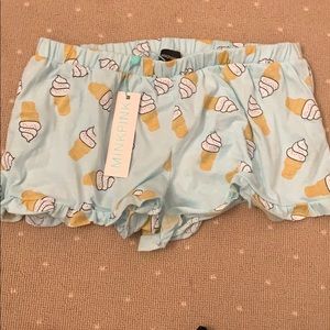 Minkpink Ice Cream Print PJ Shorts